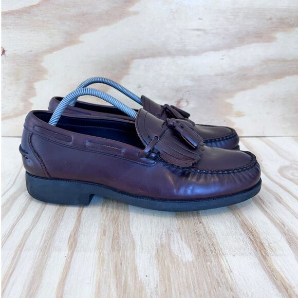 Rockport -Burgundy Kiltie Tassel -Loafers Dress Shoes -Brown -Men\'s - 10M -M2497